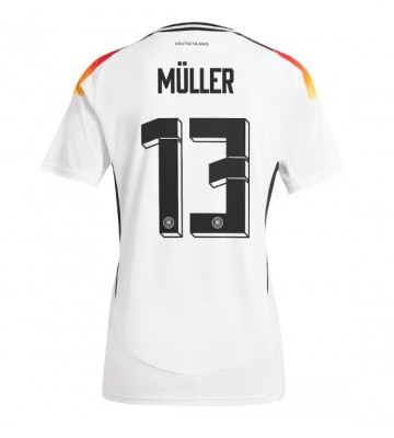 Tyskland Thomas Muller #13 Replika Hjemmebanetrøje EM 2024 Kortærmet